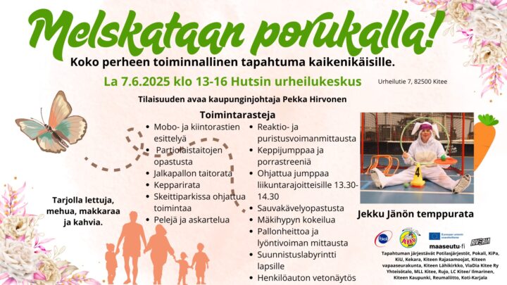 melskataan porukalla tapahtuman mainoskuva